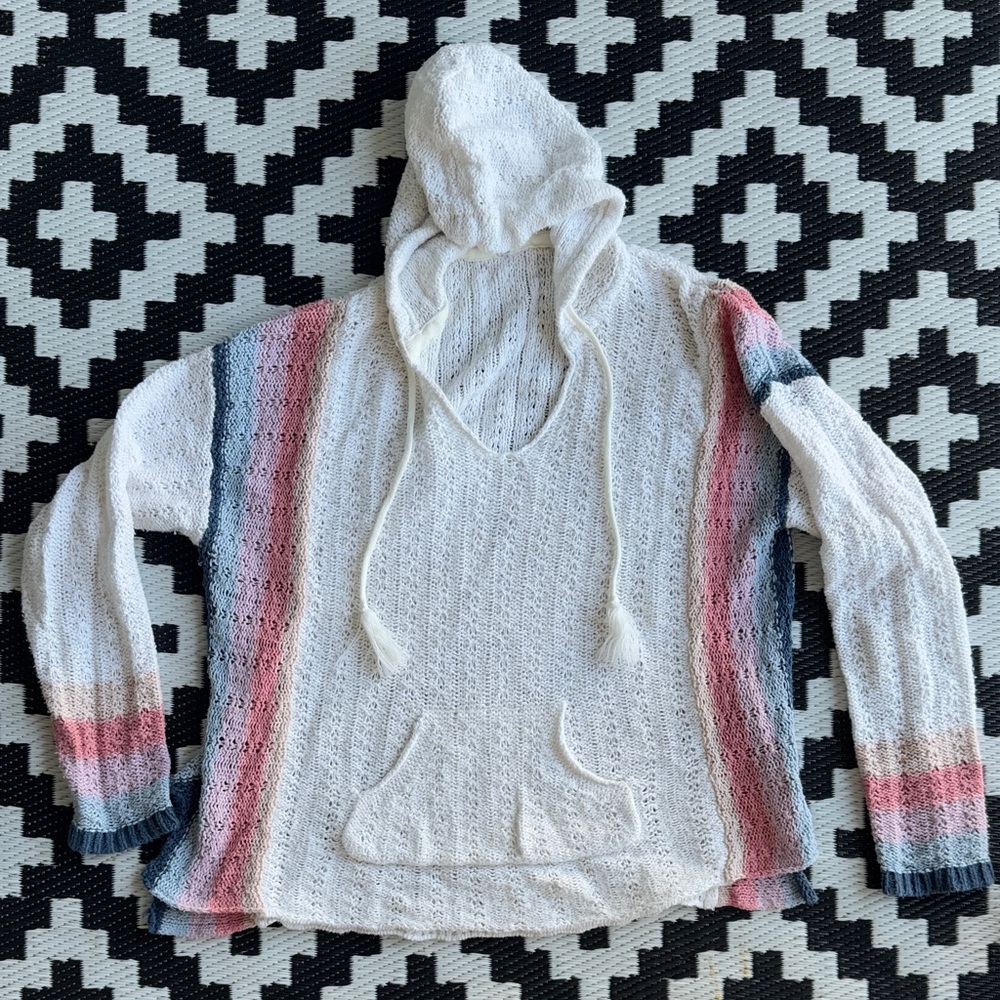 Women’s Boho Knit Hoodie - L/XL